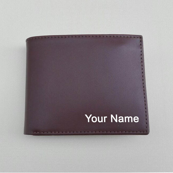 Brown Wallet With Name