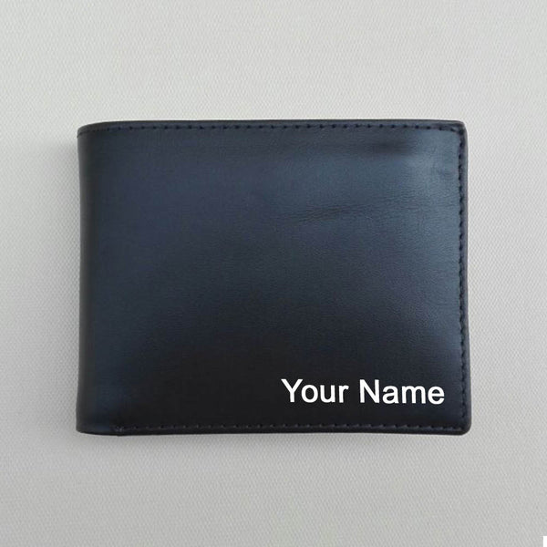 Black Wallet With Name