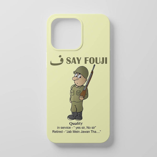 F Say Fouji Mobile Cover