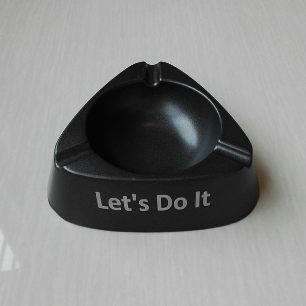 Name/Text Engraved Metal Ashtray