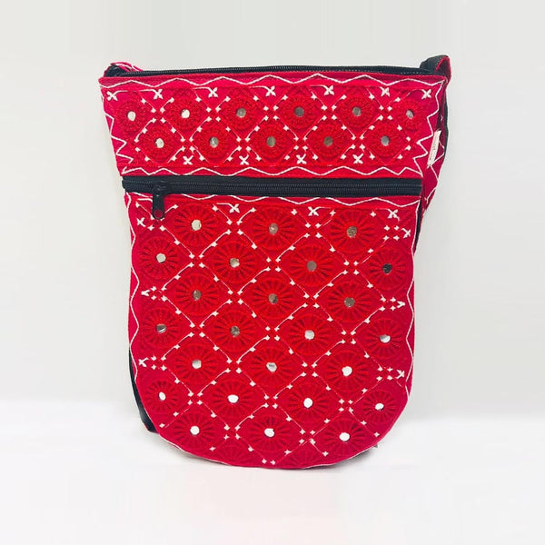 Hand Bag Smart Vertical | Embroidered Hand Made - BG-107