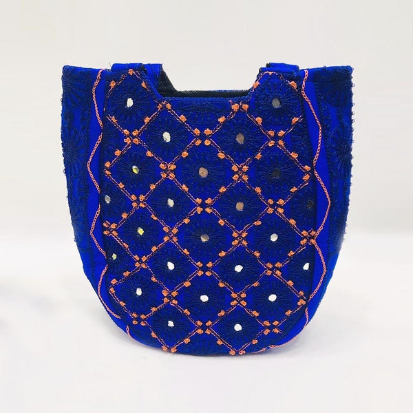 Hand Bag Smart Vertical | Embroidered Hand Made - BG-108