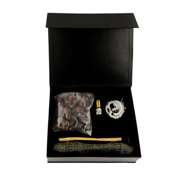 Eid Gift Box | Dates | Cap | Tasbih | Attar | Miswak