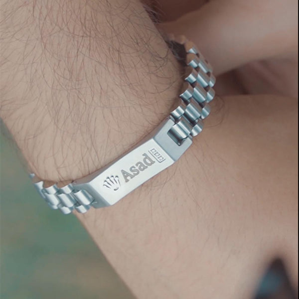 Royal Rolex Bracelet Name Engraved