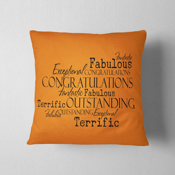 Fabulous Congratulations Cushion