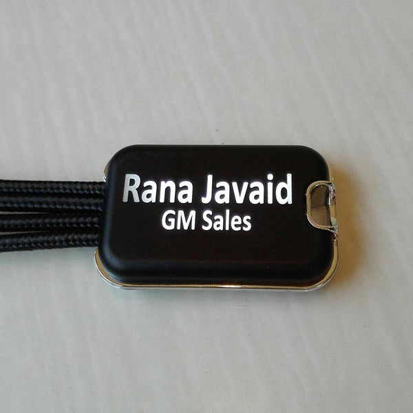 Mobile Charger Backlit Name Engraved