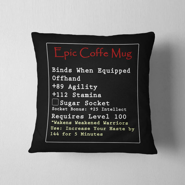 Epic Coffee Cushion
