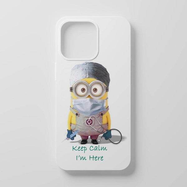 Keep Calm Minion Doctor Mobile Cover