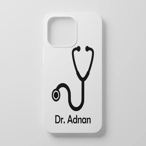 Doctor Stethoscope Name Mobile Cover