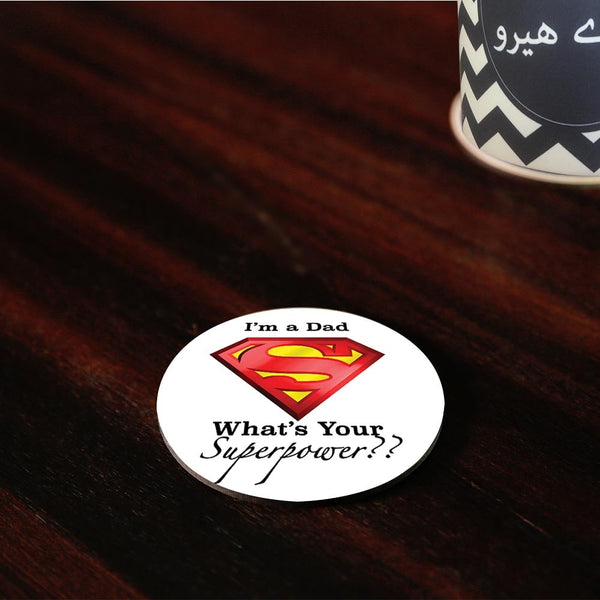 Dad Superpower Coaster