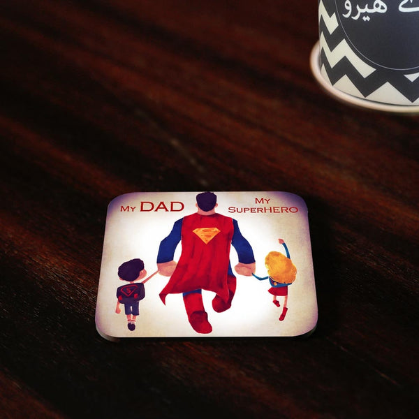 My Dad My Super hero Coaster
