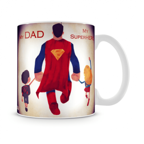 My Dad My Superhero Mug