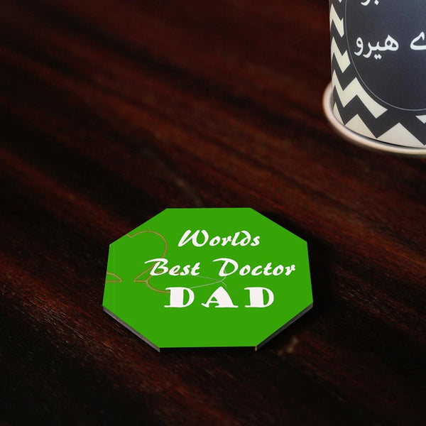 Best Doctor Dad Coaster