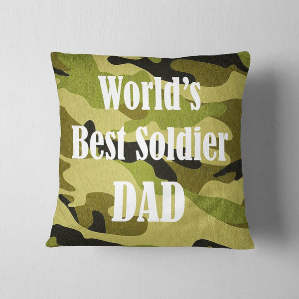 Best Soldier Dad Cushion