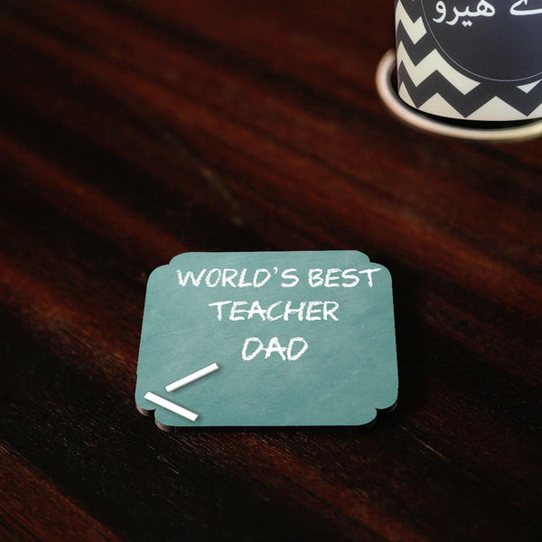 Best Teacher Dad Coaster