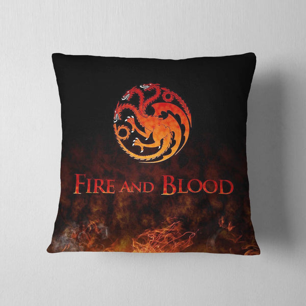 GOT Fire And Blood  Cushion