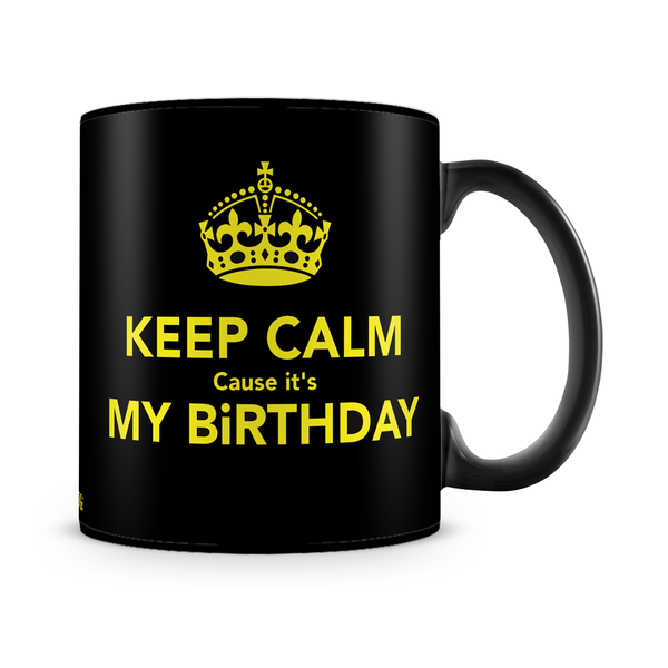 Keep Calm Birthday Mug