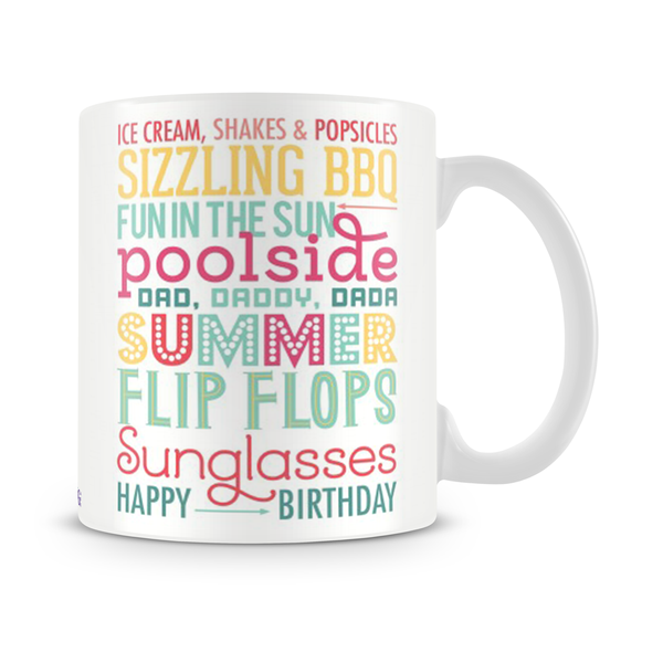 Summer Birthday Mug