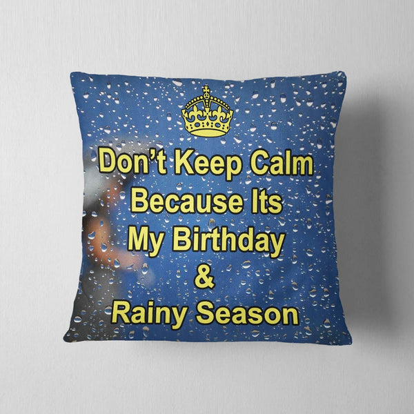 Birthday & Rainy Seasons Cushion