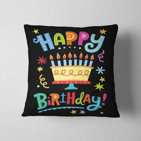 Happy Birthday Cake Cushion