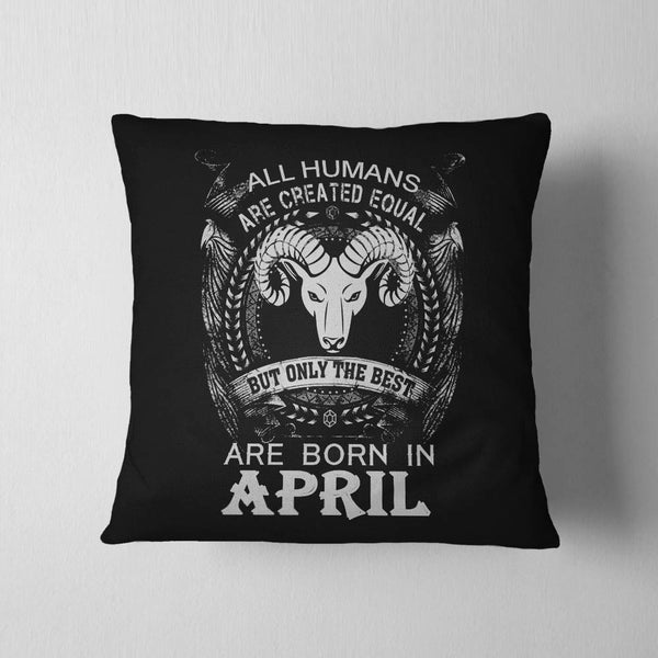 Aries Best Born In April Cushion