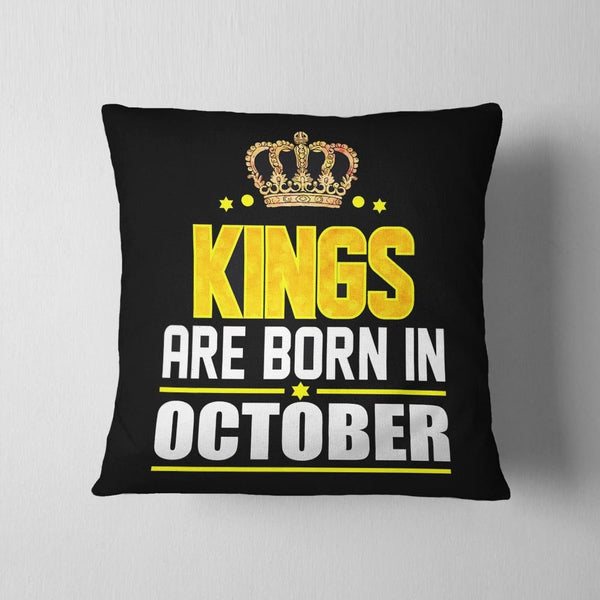 Kings Born In October Cushion
