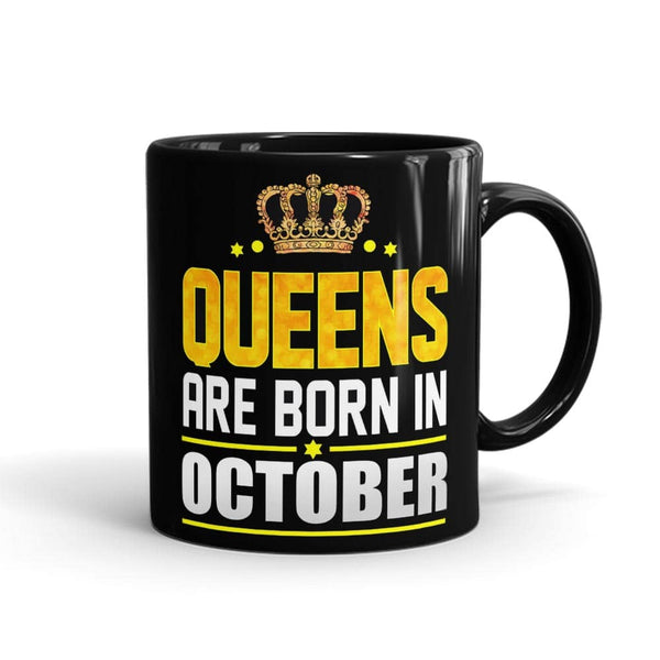 Queens Born In October Mug