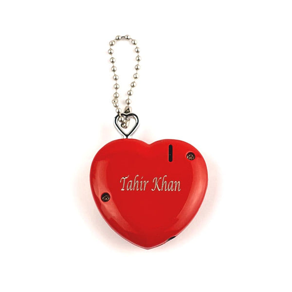 Heart Lighter &amp; Key Chain Name Engraved