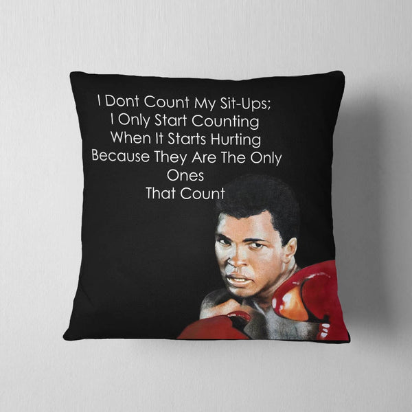 I Dont Count My Sit Ups Cushion