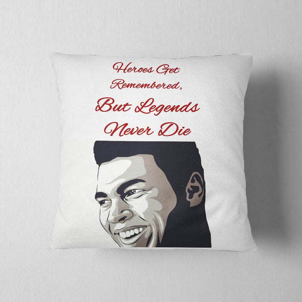Legends Never Die Cushion