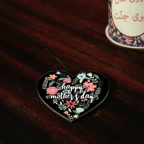 Mother's Day Teal Heart Coasters
