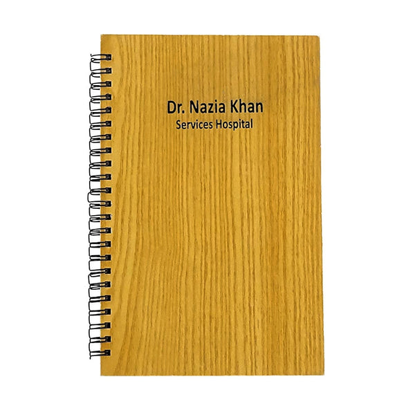 Wooden Diary Journal Name Engraved
