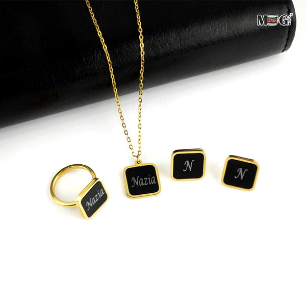 Premium Necklace, Ring &amp; Earrings Set