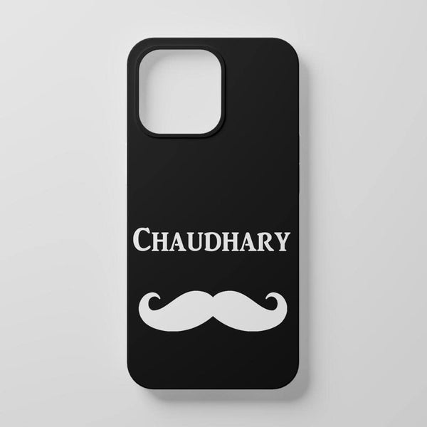 Name Mustache Mobile Cover