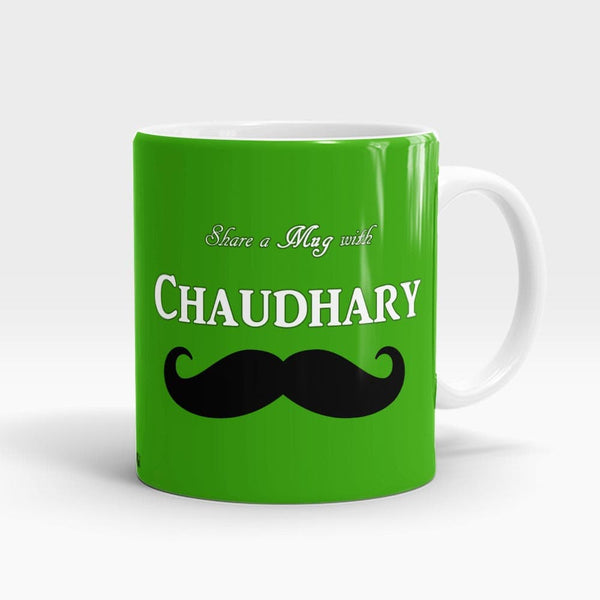 Share A Mug Mustache - Customizable
