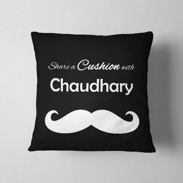 Share A Cushion Mustache – Customizable