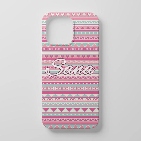Name Patterned Mobile Cover