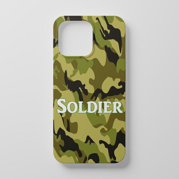 Soldier Name Mobile Cover