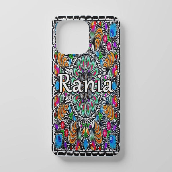 Color Art Name Mobile Cover