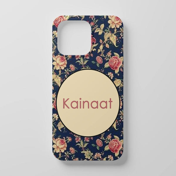 Floral Name Mobile Cover