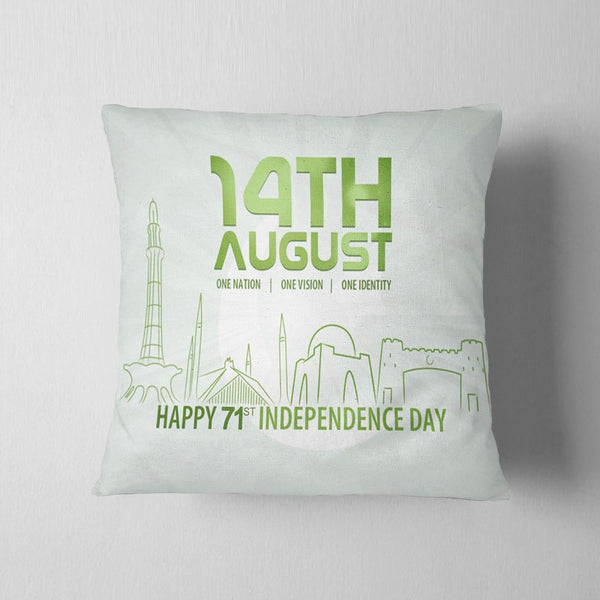 71st Independence Day Cushion