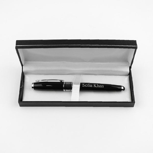Versace Style Fountain Pen Name Engraved