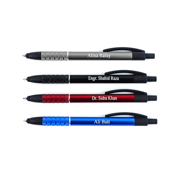 Metal Pen With Stylus Name Engraved