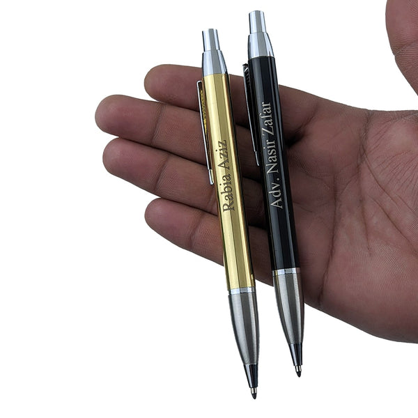 Premium Metal Pen Name Engraved