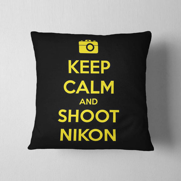 Shoot Nikon Cushion