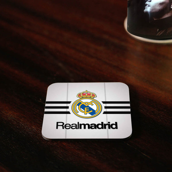 Real Madrid Stripes Coaster