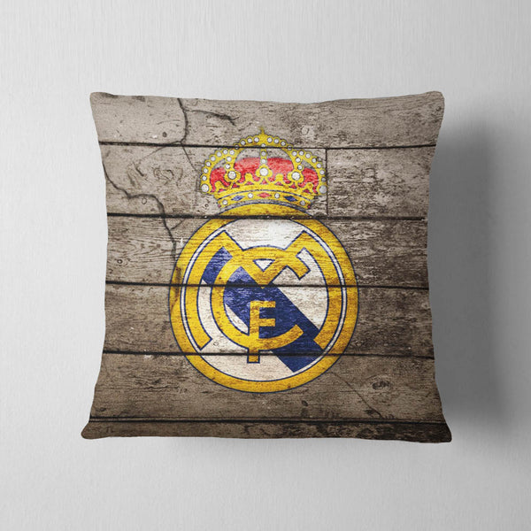 Real Madrid Wooden Cushion