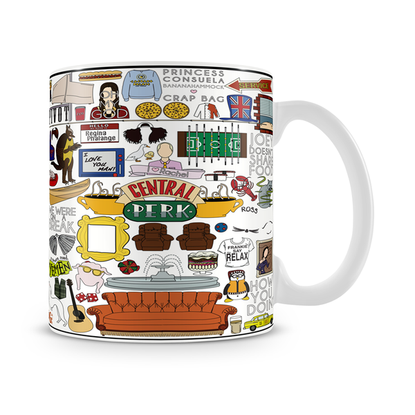 Friends White Theme Mug