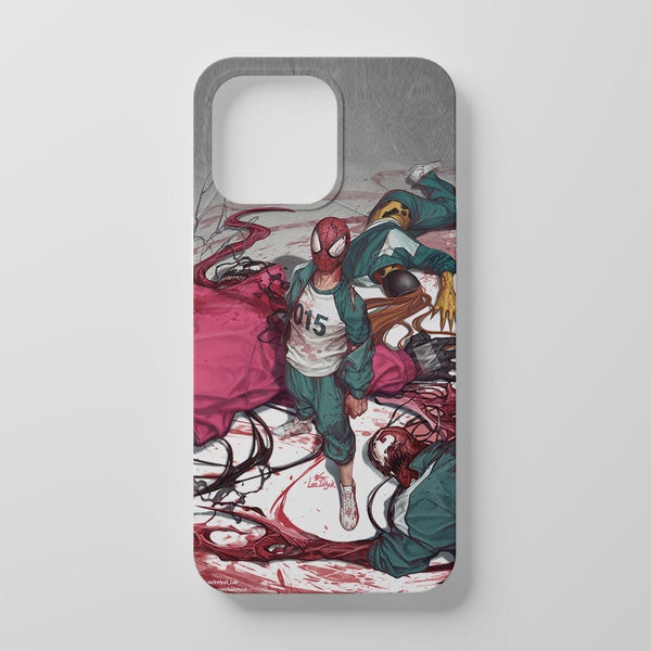 Spiderman Squid Game Mobile Cover