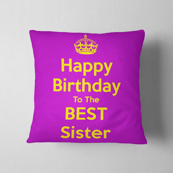 Happy Birthday Best Sister Cushion